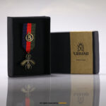 Men's Harajuku Metal Ribbon Navy Style Brooch-B-1018