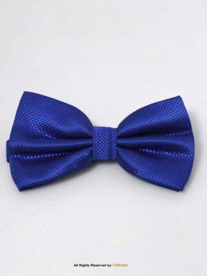 NAVY BLUE SELF PATTERN BOW TIE BT-1004