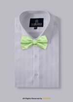 LIGHT GREEN PATTERN BOW TIE BT-1009 - Image 2