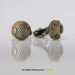 ROUND SHAPE CUFFLINKS WITH UMBRELLA-STYLE DESIGN-CL-1029