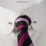 ROUND EYELET COLLAR PIN BAR CPB-1008