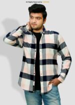 PINK FLANNEL SCALE CHECK WINTER SHIRT-CS-1009