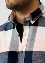 PINK FLANNEL SCALE CHECK WINTER SHIRT-CS-1009 - Image 2