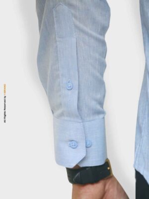 LIGHT BLUE IRISH LINEN SHIRT