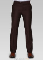 Maroon & Black Micro Check Dress Pant – DP-1013 | YBRAND