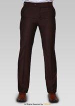 Maroon & Black Micro Check Dress Pant – DP-1013 | YBRAND - Image 2