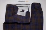 Dark Brown Glen Club Check Trousers – DP-1015 | YBRAND - Image 3