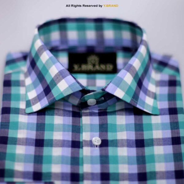 SHEPHERD CHECK BUSINESS SHIRT-FS-1003 3 SHEPHERD CHECK BUSINESS SHIRT-FS-1003