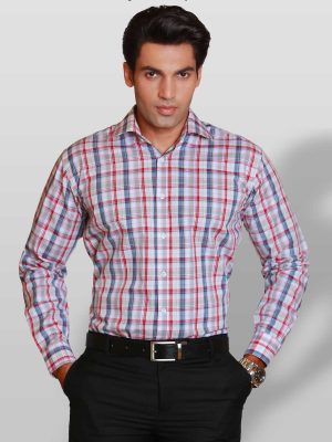 MADRAS CHECK BUSINESS SHIRT-FS-1005