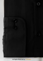 BLACK SOFT EGYPTIAN CLASSIC DRESS SHIRT-FS-1018 - Image 5