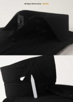 BLACK SOFT EGYPTIAN CLASSIC DRESS SHIRT-FS-1018 - Image 4