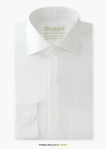Y.BRAND-White soft Egyptian classic Dress shirt for men-FS-1020 - Image 4
