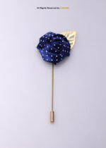 DARK BLUE DOTTED LAPEL PIN-LP-022