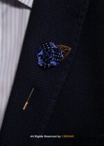 DARK BLUE DOTTED LAPEL PIN-LP-022 - Image 2