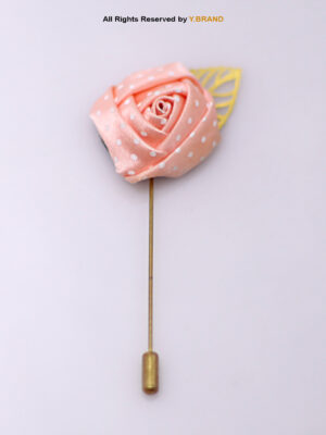 BLOSSOM PINK DOTTED LAPEL PIN-LP-024