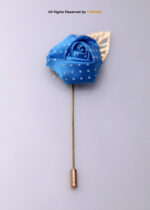LIGHT BLUE DOTTED LAPEL PIN-LP-027