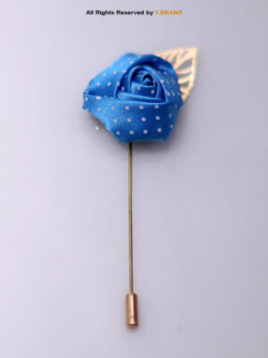 LIGHT BLUE DOTTED LAPEL PIN-LP-027