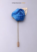 LIGHT BLUE DOTTED LAPEL PIN-LP-027 - Image 2