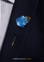 LIGHT BLUE DOTTED LAPEL PIN-LP-027 - Image 2