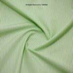 GREEN AND WHITE STRIPES COTTON