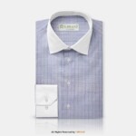 BLUE MULTI COLOR CHECK COTTON YCS-1006 - Image 4