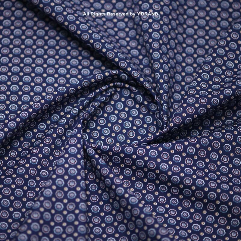 ROYLE BLUE PRINTED COTTON YCS-1012 5 YCS 1012 1