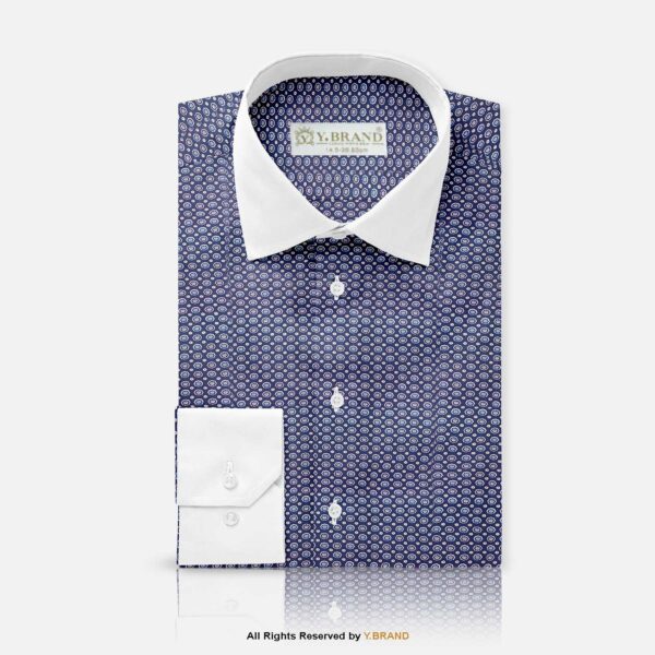 ROYLE BLUE PRINTED COTTON YCS-1012 2 ROYLE BLUE PRINTED COTTON YCS-1012