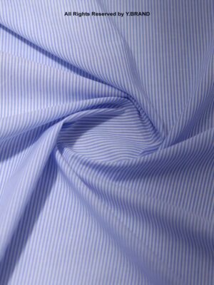 BLUE PINSTRIPE COTTON YCS-1014