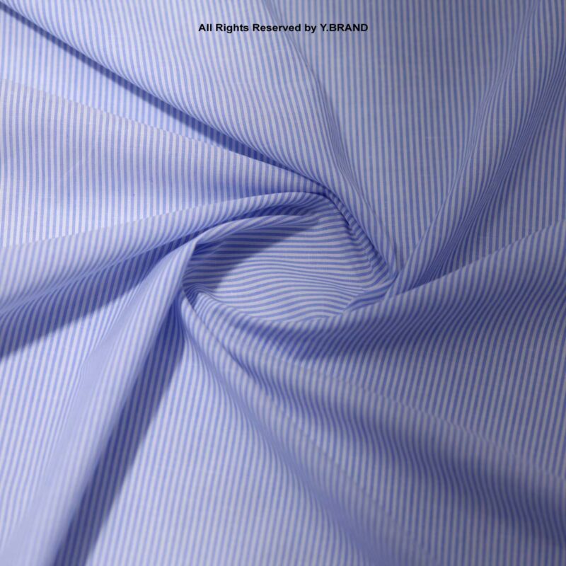 BLUE PINSTRIPE COTTON