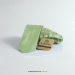 light green slim tie