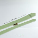 light green slim tie