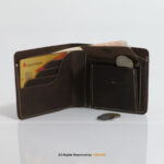 Buffalo Leather Wallet with coin pocket-LW-028 - Image 4
