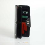 Unisex Long Leather Wallet with button-LW-035 - Image 5