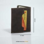 DARK BROWN LEATHER CARD HOLDER-CH-001