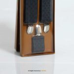 Dimond Pattern Three clips Elastic Suspender-SB-1012 - Image 3