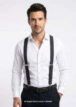 Dimond Pattern Three clips Elastic Suspender-SB-1012