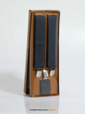 Dimond Pattern Three clips Elastic Suspender-SB-1012