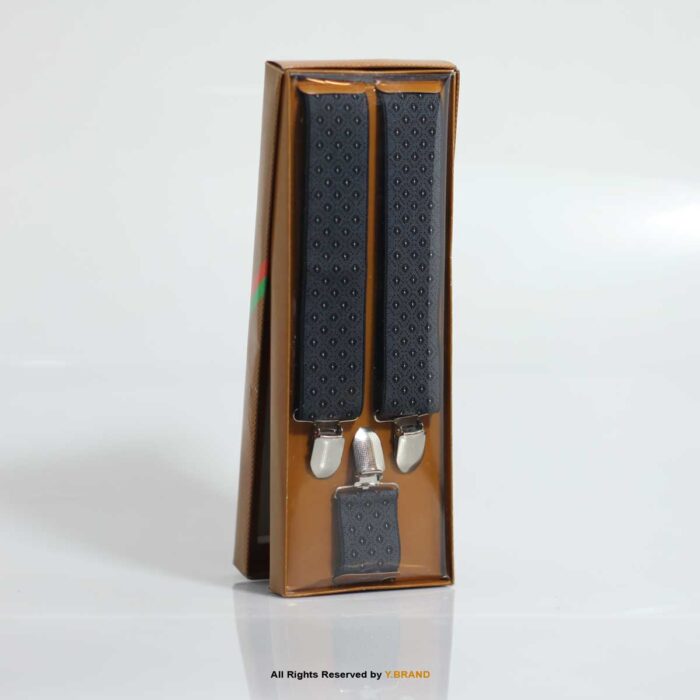 Dimond Pattern Three clips Elastic Suspender-SB-1012 1 Dimond Pattern Three clips Elastic Suspender-SB-1012