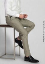 Beige Slim Fit Suiting Dress Trousers – DP-1018 | YBRAND