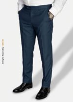 Shark Blue Slim Fit Suiting Dress Trousers – DP-1019 | YBRAND