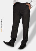 Plain Black Slim Fit Dress Trouser – DP-1022 | YBRAND
