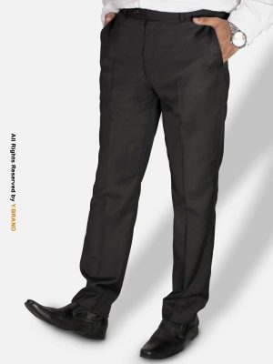 Plain Black Slim Fit Dress Trouser-DP-1022