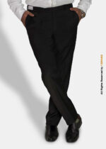 Plain Black Slim Fit Dress Trouser – DP-1022 | YBRAND - Image 3