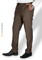 Walnut Brown Slim Fit Dress Trousers – DP-1023 | YBRAND