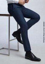 Midnight Navy Slim Fit Dress Pant – DP-1024 | YBRAND