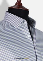 Royal classic three tone small check Dress shirt