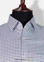 Royal classic three tone small check Dress shirt FS-1030 - Image 4