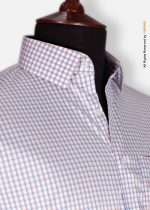 Stretchable Two tone check formal shirt FS-1035