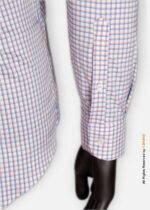 Stretchable Two tone check formal shirt FS-1035 - Image 4