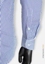 Oxford Business Blue striped formal shirt FS-1039 - Image 4